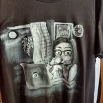 hand painted regular t-shirt