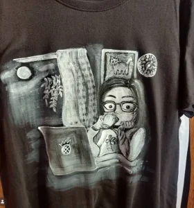 hand painted regular t-shirt
