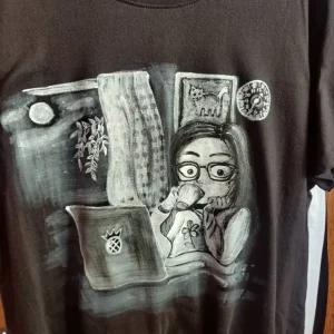 hand painted regular t-shirt